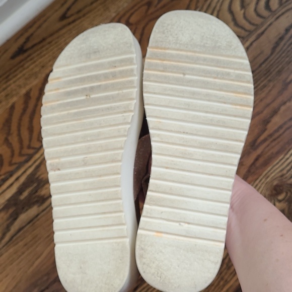 Anthropologie KMB Platform Sandals Size 38 - Picture 10 of 10